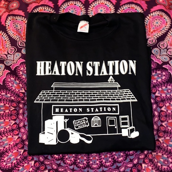 Vintage 80s Heaton Station Country Music Bar T-shirt. Size XL. - Picture 4 of 7